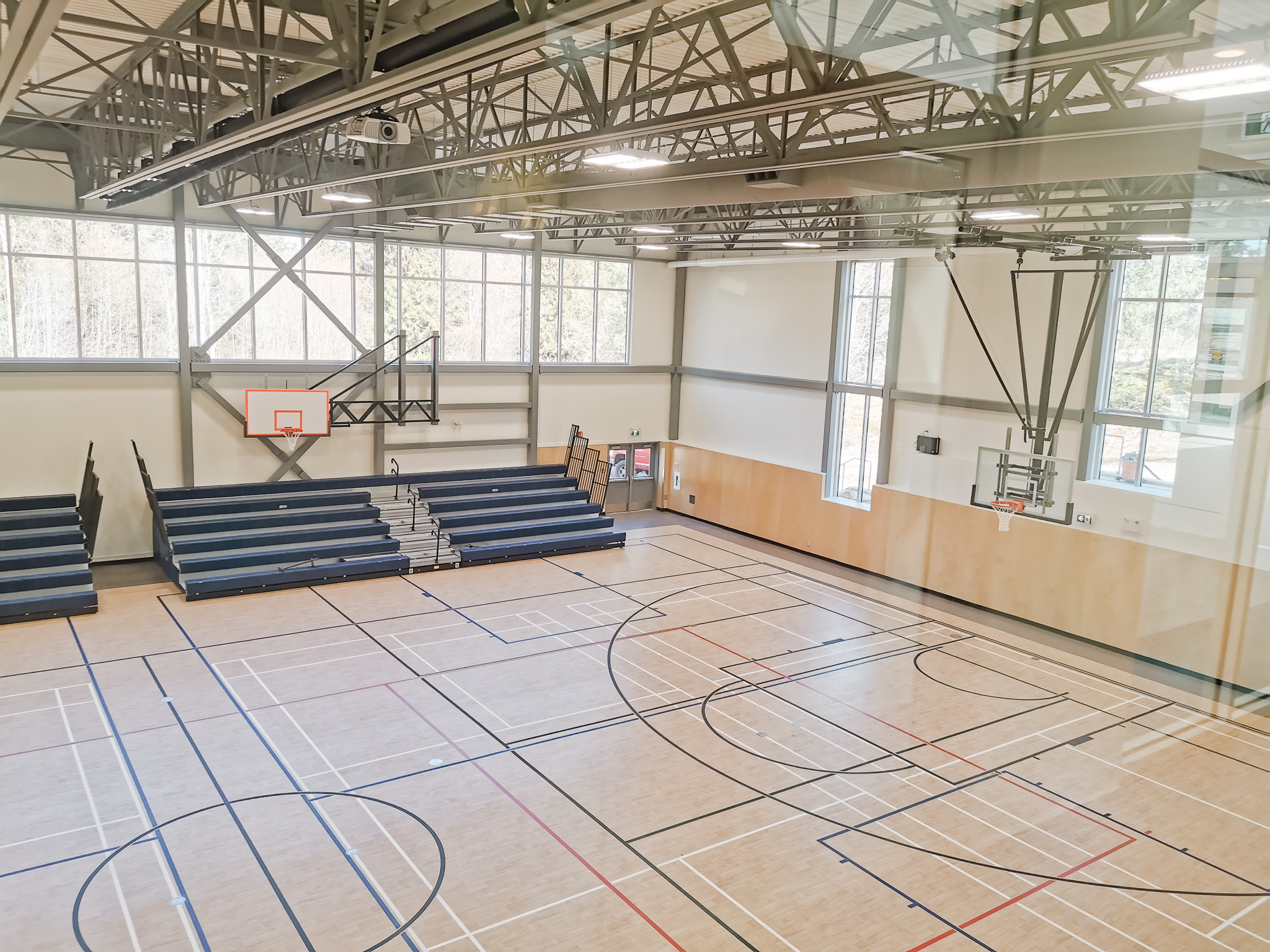 VSport Cushioned Vinyl Sports Flooring Caliber Sport Systems